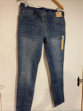 Thereabouts Women 18P med wash denim leggings stretch fabric